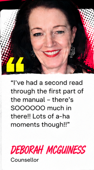 Testimonial from Deborah McGuiness, Counsellor