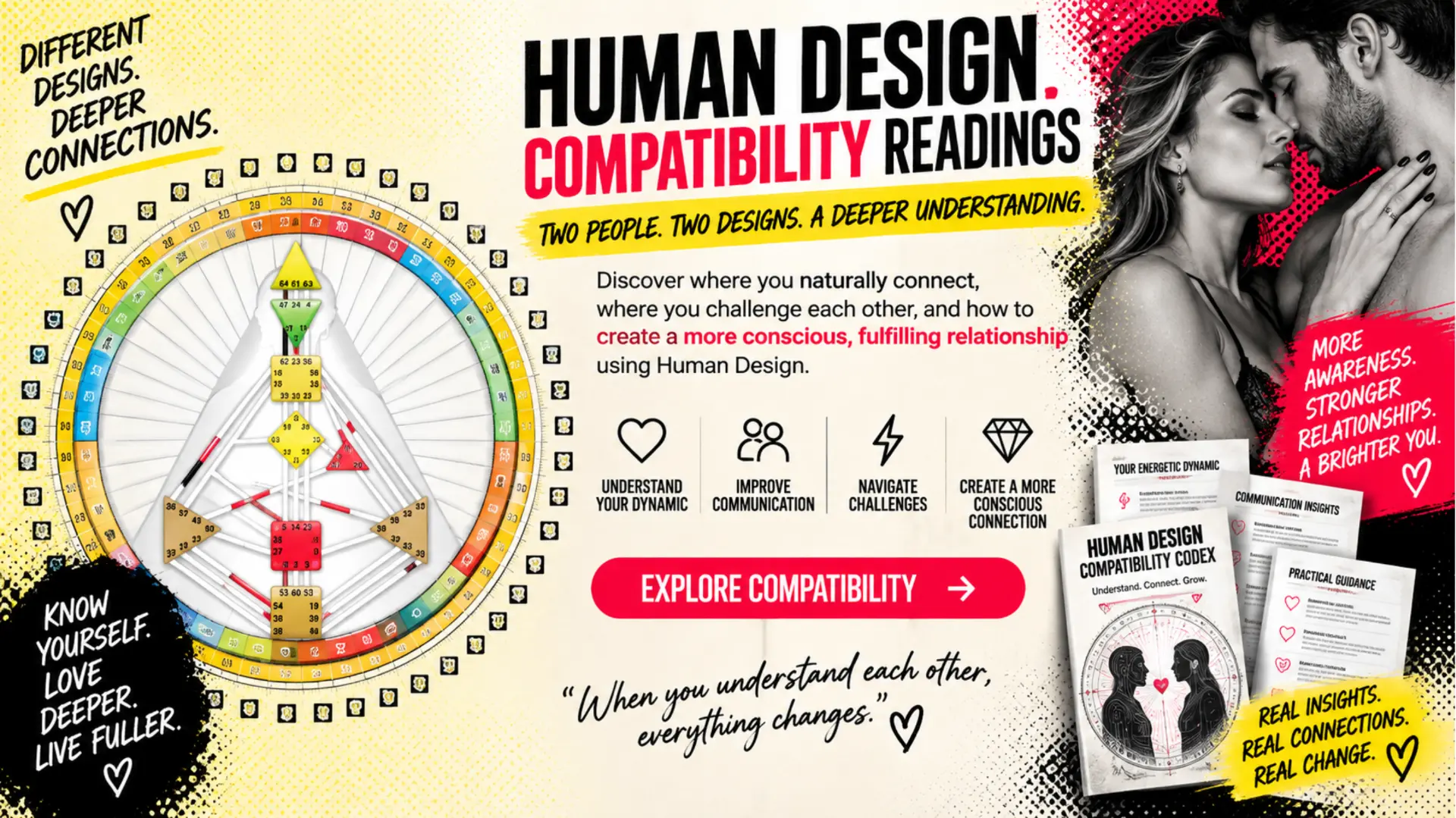 Human Design compatibility readings — two people, two designs, a deeper understanding